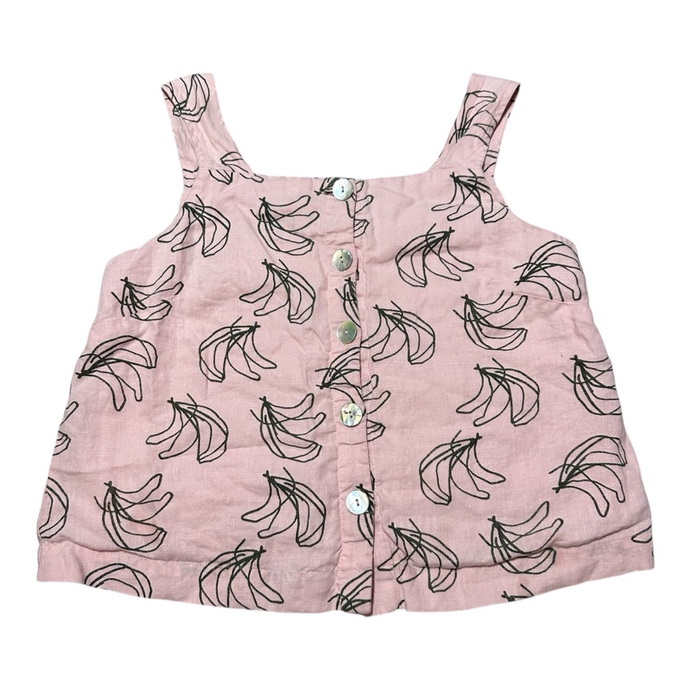 gorman Pink Banana Print Tank Top
